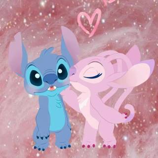 Stitch Angel Chromebook wallpaper