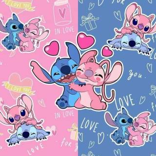 Stitch Angel Chromebook wallpaper