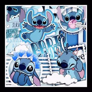 Stitch Kawaii wallpaper