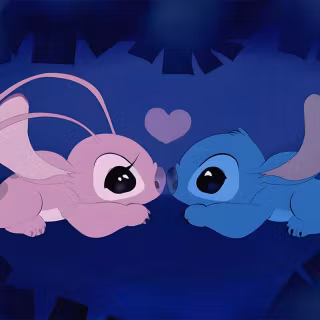 Stitch Angel Chromebook wallpaper