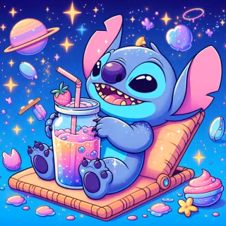 Stitch Angel Chromebook wallpaper