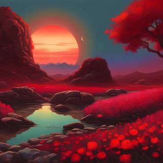 2000's red desktop wallpaper