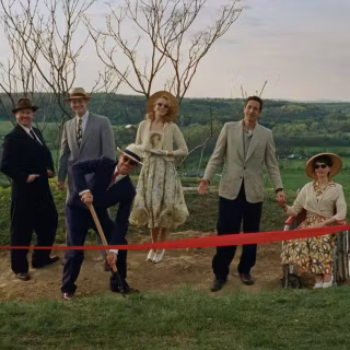 The Brutalist film wallpaper