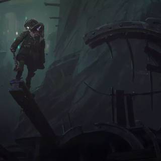 Arcane Ekko wallpaper