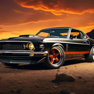 1969 Ford Mustang Mach 1 wallpaper
