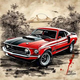 1969 Ford Mustang Mach 1 wallpaper