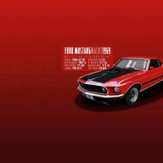 1969 Ford Mustang Mach 1 wallpaper