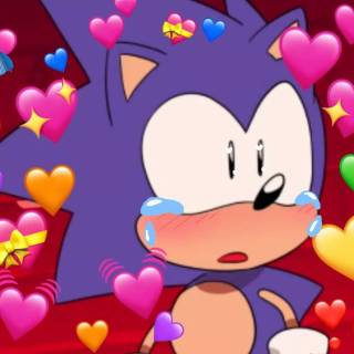 Sonic heart wallpaper
