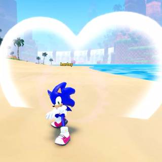 Sonic heart wallpaper
