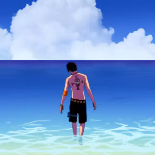One Piece ocean wallpaper