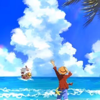 One Piece ocean wallpaper