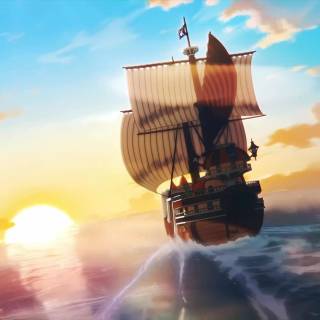 One Piece ocean wallpaper