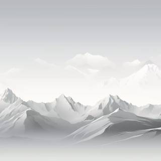 Geometric nature wallpaper