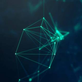 Geometric nature wallpaper