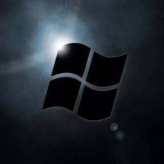 Windows XP black wallpaper