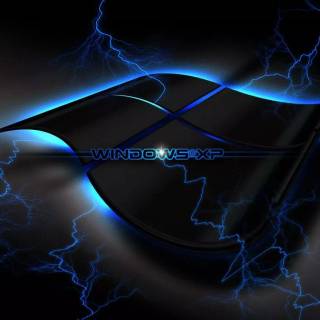 Windows XP black wallpaper