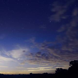 Fluffy clouds sky wallpaper