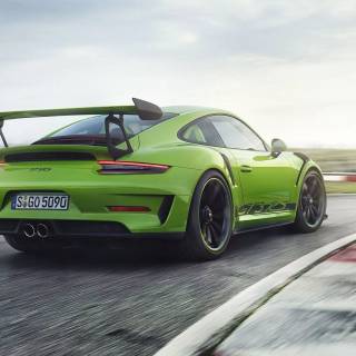 Porsche 911 green wallpaper