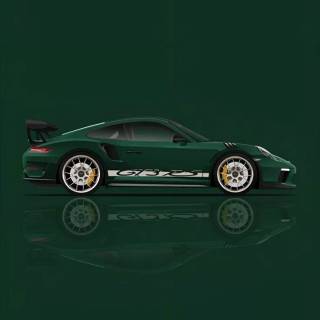 Porsche 911 green wallpaper