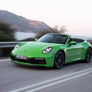 Porsche 911 green wallpaper