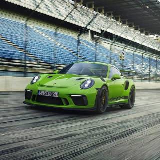 Porsche 911 green wallpaper