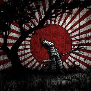 Japanese Rising Sun wallpaper