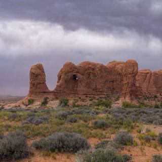 Desert rock wallpaper