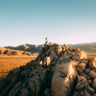 Desert rock wallpaper