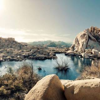 Desert rock wallpaper