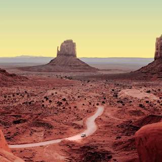 Desert rock wallpaper