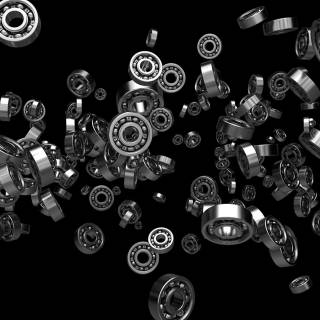 Ball bearing wallpaper