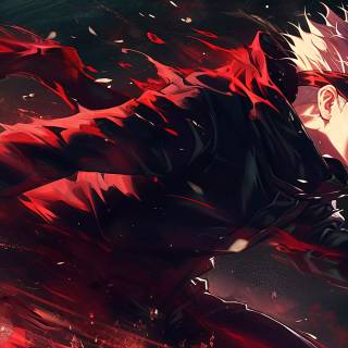 Gojo fight wallpaper