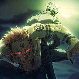 Gojo fight wallpaper