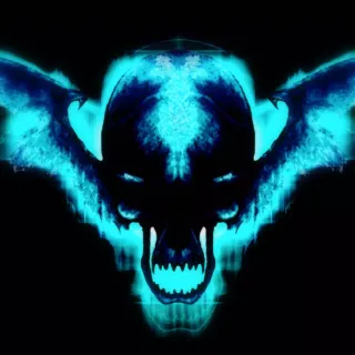 Y2k desktop skull wallpaper