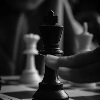 Chess king and queen wallpaper