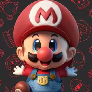 Mario art wallpaper