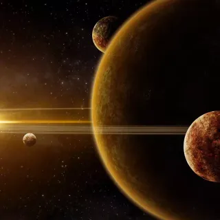 Desktop light wallpaper