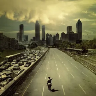 iPhone Walking Dead wallpaper