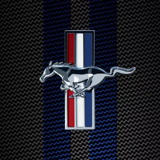 Mustang logo phone wallpaper