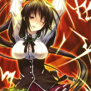 Akeno Himejima iPhone wallpaper