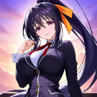 Akeno Himejima iPhone wallpaper