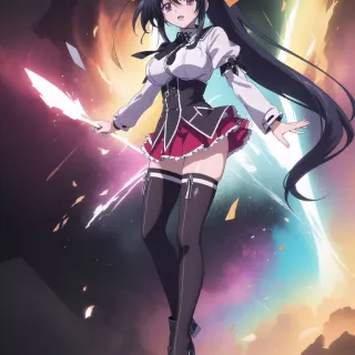 Akeno Himejima iPhone wallpaper