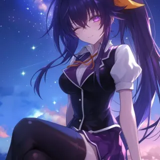Akeno Himejima iPhone wallpaper