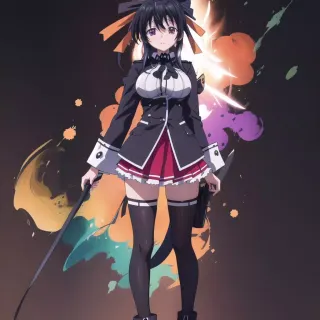 Akeno Himejima iPhone wallpaper