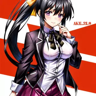 Akeno Himejima iPhone wallpaper