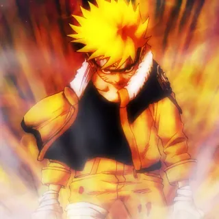 Naruto and Kurama iPhone wallpaper