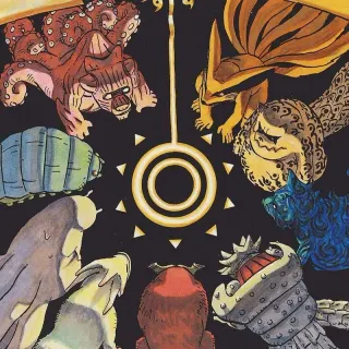 Naruto and Kurama iPhone wallpaper