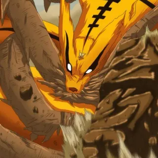 Naruto and Kurama iPhone wallpaper