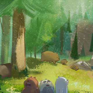 Phone We Bare Bears wallpaper