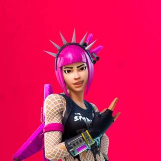 Fortnite girl phone wallpaper